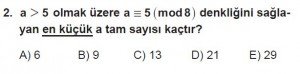 11. Sınıf ileri Matematik kazanım Test 4 soru2