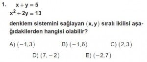 11. Sınıf ileri Matematik kazanım Test 7 soru1