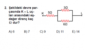 10. Sınıf Fizik Test8 Soru 2