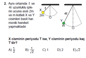 12. Sınıf Fizik Test3 Soru 2