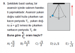 12. Sınıf Fizik Test4 Soru 9