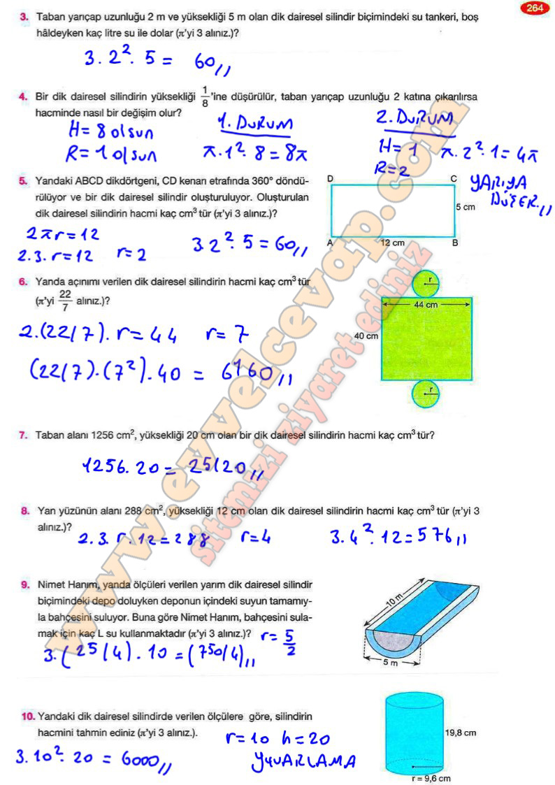 8-sinif-matematik-ders-kitabi-cevabi-berkay-yayinlari-sayfa-264