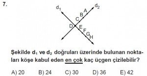 10. Sınıf Matematik kazanım Test 1 soru7