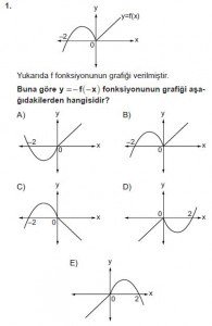 10. Sınıf Matematik kazanım Test 3  soru1
