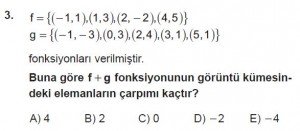 10. Sınıf Matematik kazanım Test 3  soru3