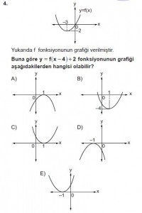 10. Sınıf Matematik kazanım Test 3  soru4