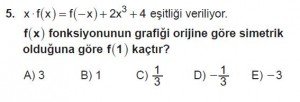 10. Sınıf Matematik kazanım Test 3  soru5