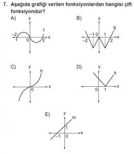10. Sınıf Matematik kazanım Test 3  soru7