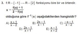 10. Sınıf Matematik kazanım Test 4  soru3