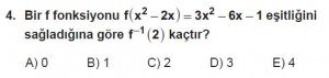 10. Sınıf Matematik kazanım Test 4  soru4