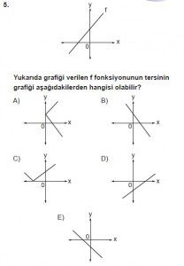 10. Sınıf Matematik kazanım Test 4  soru5