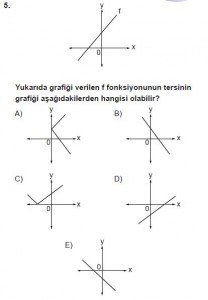 10. Sınıf Matematik kazanım Test 4 soru5