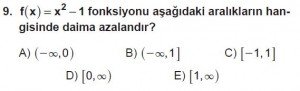 10. Sınıf Matematik kazanım Test 5  soru9
