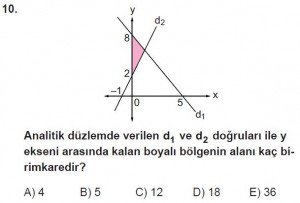 10. Sınıf Matematik kazanım Test 6 soru10