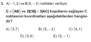 10. Sınıf Matematik kazanım Test 6 soru3
