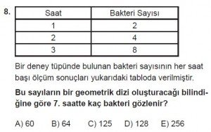 11. Sınıf Temel Matematik kazanım Test 1 soru8