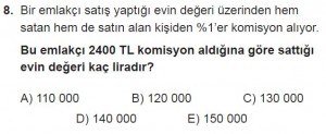 11. Sınıf Temel Matematik kazanım Test 4 soru8
