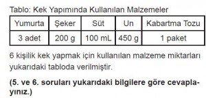 11. Sınıf Temel Matematik kazanım Test 6  soru 5,6 görüntüsü
