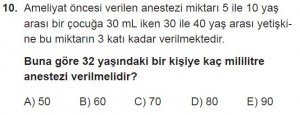 11. Sınıf Temel Matematik kazanım Test 6 soru10