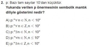 11. Sınıf ileri Matematik kazanım Test 2 soru2