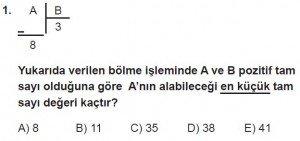 11. Sınıf ileri Matematik kazanım Test 3 soru1