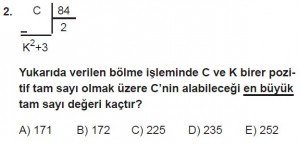 11. Sınıf ileri Matematik kazanım Test 3 soru2