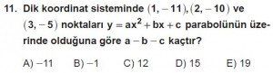 11. Sınıf ileri Matematik kazanım Test 5 soru11