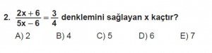 11. Sınıf ileri Matematik kazanım Test 5 soru2