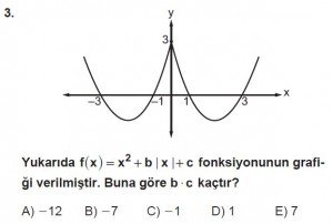 11. Sınıf ileri Matematik kazanım Test 6 soru3