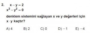 11. Sınıf ileri Matematik kazanım Test 7 soru2