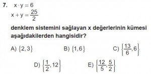 11. Sınıf ileri Matematik kazanım Test 7 soru7