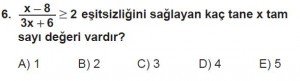 11. Sınıf ileri Matematik kazanım Test 8 soru6