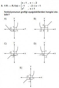 12. Sınıf Matematik kazanım Test 2 soru8
