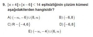 12. Sınıf Matematik kazanım Test 2 soru9