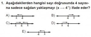 12. Sınıf Matematik kazanım Test 3 soru1