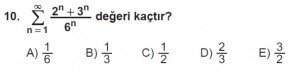 12. Sınıf Matematik kazanım Test 4 soru10