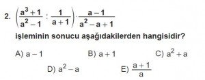12. Sınıflar Matematik kazanım Test 13 soru2