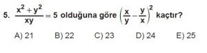 12. Sınıflar Matematik kazanım Test 13 soru5