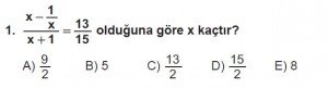 12. Sınıflar Matematik kazanım Test 14 soru1