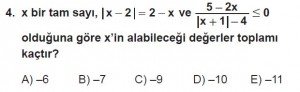 12. Sınıflar Matematik kazanım Test 15 soru4