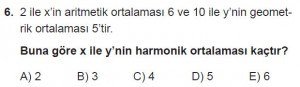 12. Sınıflar Matematik kazanım Test 17 soru6