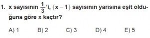 12. Sınıflar Matematik kazanım Test 18 soru1