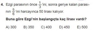 12. Sınıflar Matematik kazanım Test 18 soru4