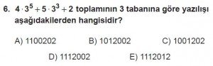 12. Sınıflar Matematik kazanım Test 2 soru6
