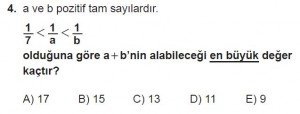 12. Sınıflar Matematik kazanım Test 8 soru4