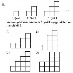 5. Sınıf Matematik kazanım Test 1 soru11