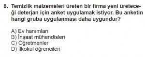 5. Sınıf Matematik kazanım Test 5 soru8