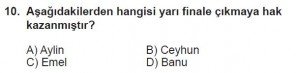 5. Sınıf Matematik kazanım Test 6 soru10