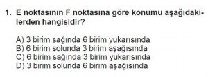 5. Sınıf Matematik kazanım Test 7 soru 1