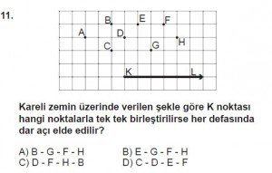 5. Sınıf Matematik kazanım Test 7 soru 11